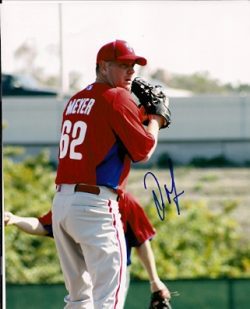 AUTOGRAPHED DAN MEYER photo  Philadelphia Phillies