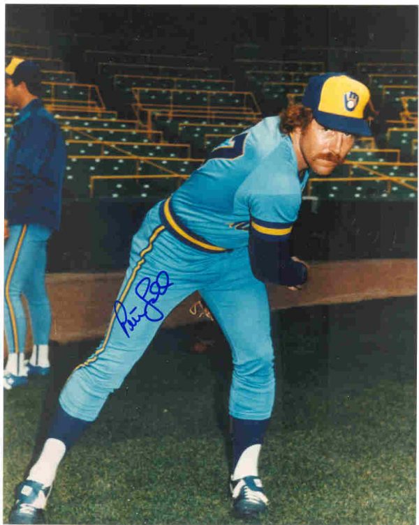 AUTOGRAPHED PETE LADD 8x10 Milwaukee Brewers Photo