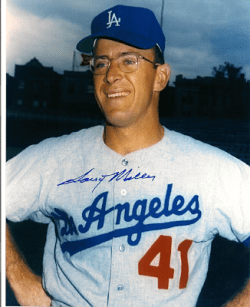 AUTOGRAPHED  LARRY MILLER  Los Angels Dodgers photo