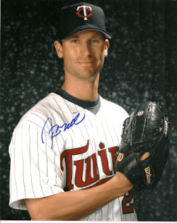 AUTOGRAPHED JASON MILLER -  Minnesota Twins photo