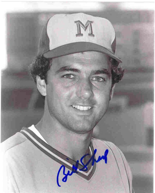 AUTOGRAPHED SIGNED 8X10 photo BILL SHARP Milwaukee Brewers