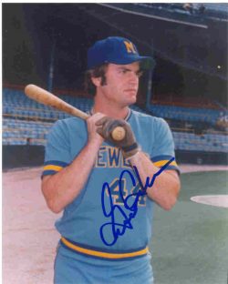 AUTOGRAPHED GORMAN THOMAS 8x10 Milwaukee Brewers Photo