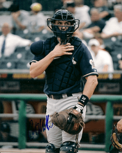 AUTOGRAPHED  photo CHAD MOELLER  Milwaukee Brewers