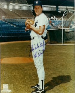 AUTOGRAPHED 8X10 JOHN MONTEFUSCO New York Yankees Photo