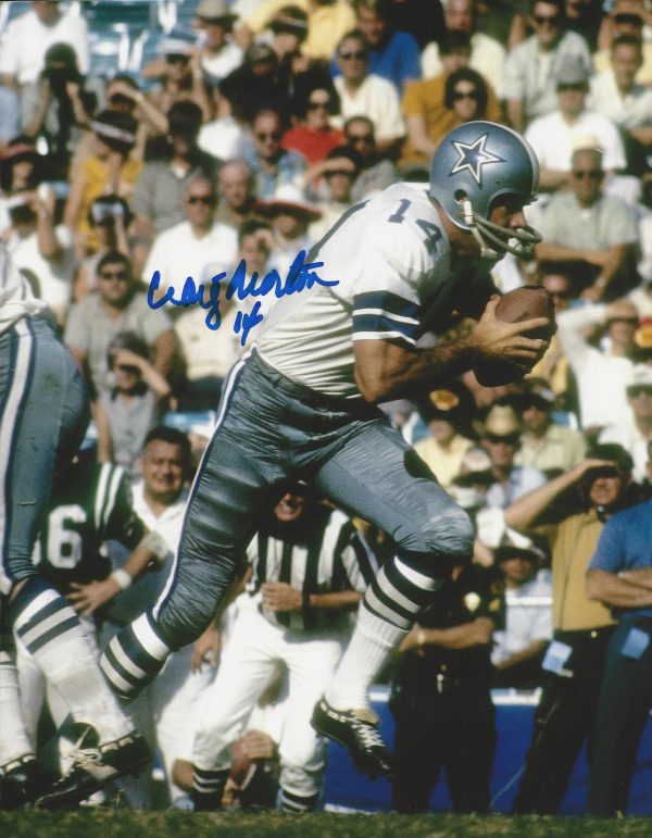 Autographed Craig Morton   8x10 Dallas Cowboys Photo