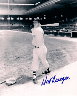 AUTOGRAPHED photo HAL NARAGON Washington Senators