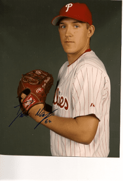 AUTOGRAPHED  photo DREW NAYLOR Philadelphia Phillies
