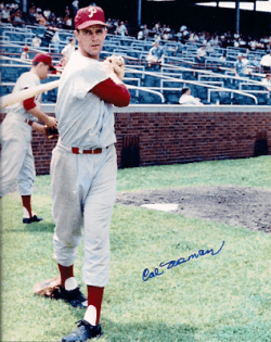 AUTOGRAPHED CAL NEEMAN 8x10 Philadelphia Phillies Photo
