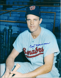 AUTOGRAPHED photo CAL NEEMAN Washington Senators