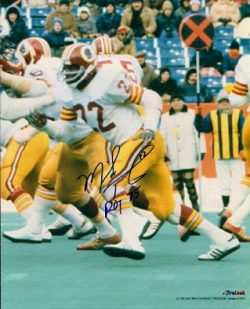 Autographed Mike Thomas 8x10 photo Washington Redskins