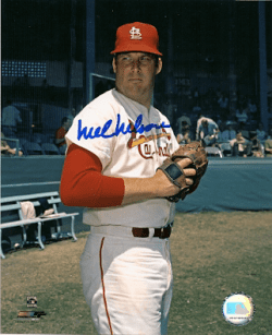 AUTOGRAPHED MEL NELSON St. Louis Cardinals photo