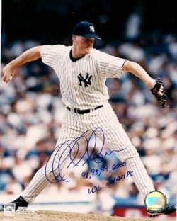AUTOGRAPHED JEFF NELSON 8x10 New York Yankees Photo