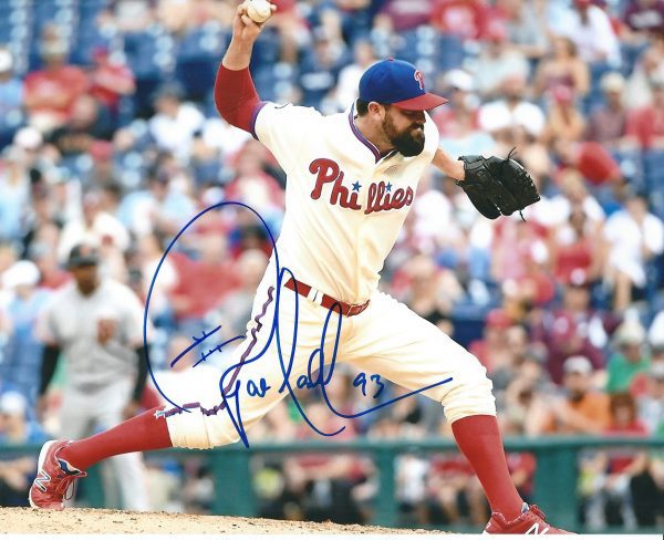 AUTOGRAPHED PAT NESHEK 8X10 Philadelphia Phillies Photo