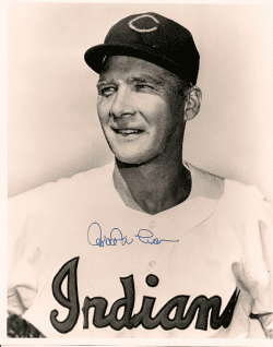 Autographed HAL NEWHOUSER Cleveland Indians Photo