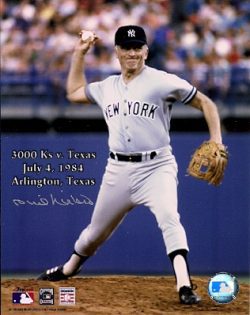 Autographed PHIL NIEKRO 8X10 New York Yankees Photo
