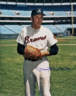 Autographed  PHIL NIEKRO Atlanta Braves Photo