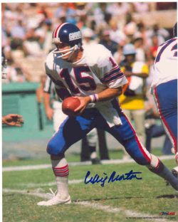 AUTOGRAPHED SIGNED photo CRAIG MORTON NY Giants