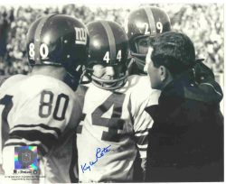 AUTOGRAPHED SIGNED photo KYLE ROTE NY New York Giants SMU