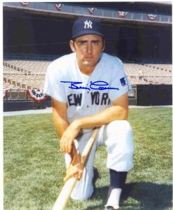 AUTOGRAPHED BILLY COWAN 8x10 New York Yankees Photo