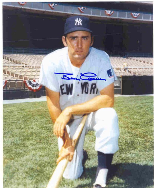 AUTOGRAPHED BILLY COWAN 8x10 New York Yankees Photo