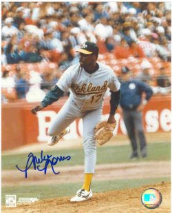 AUTOGRAPHED MIKE NORRIS Oakland A's 8x10Photo
