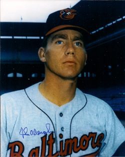 AUTOGRAPHED  photo JOHN O'DONOGHUE Baltimore Orioles