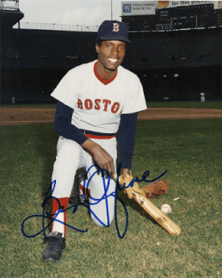 AUTOGRAPHED BEN OGLIVIE Boston Red Sox photo