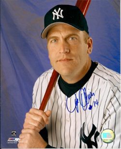 AUTOGRAPHED  photo JOE OLIVER New York Yankees