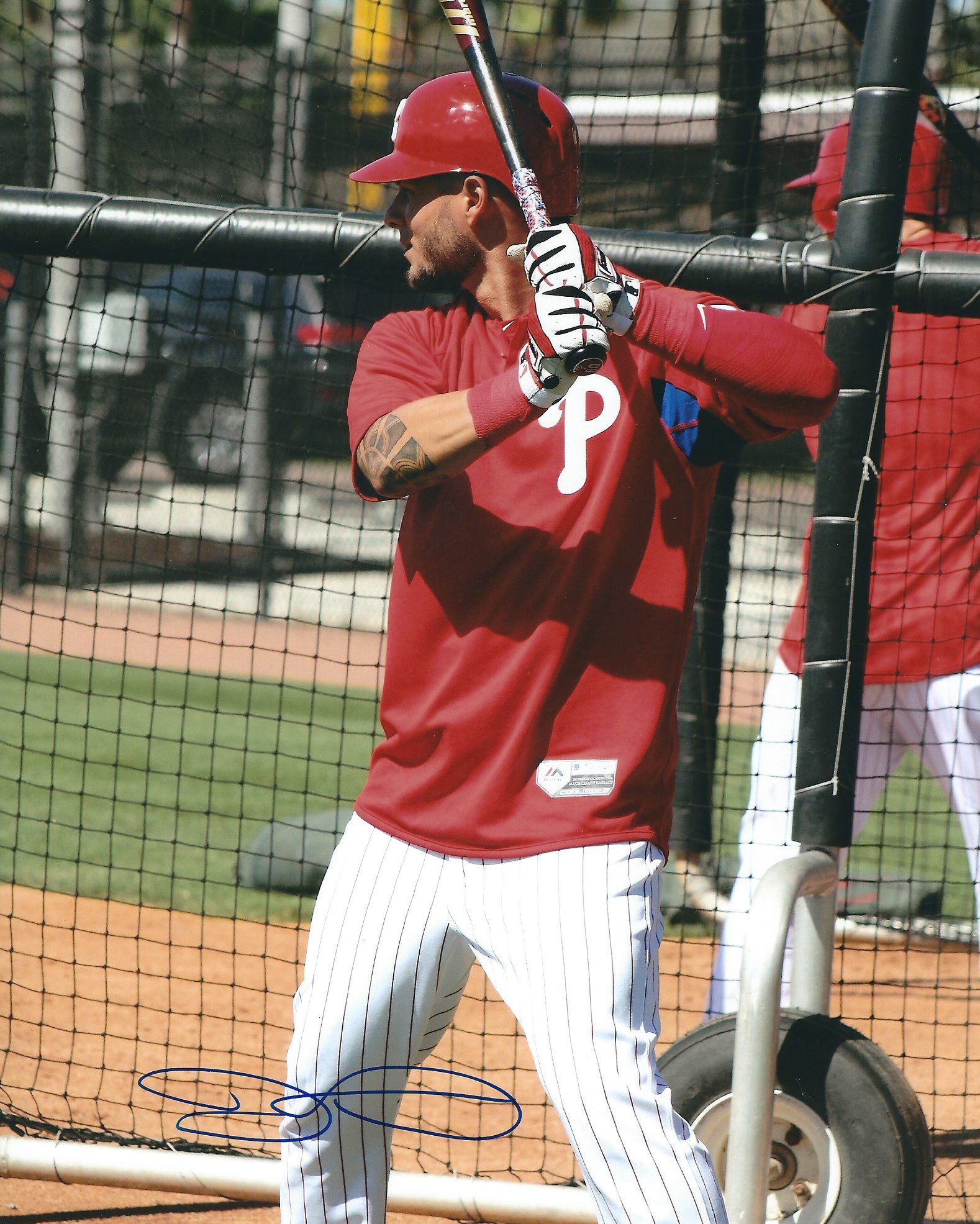 AUTOGRAPHED DANNY ORTIZ 8X10 Philadelphia Phillies Photo Main Line