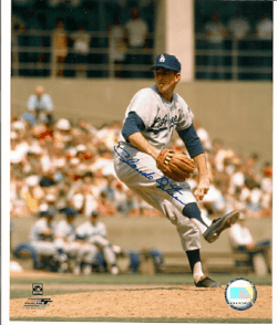 AUTOGRAPHED  CLAUDE OSTEEN 8X10 Los Angeles Dodgers photo