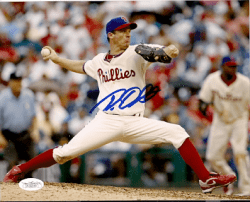 AUTOGRAPHED ROY OSWALT 8X10 photo Philadelphia Phillies