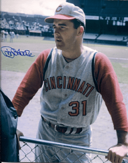 AUTOGRAPHED JIM O'TOOLE 8x10 Cincinnati Reds Photo