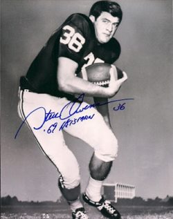 Autographed STEVE OWENS 8x10 Oklahoma University Photo