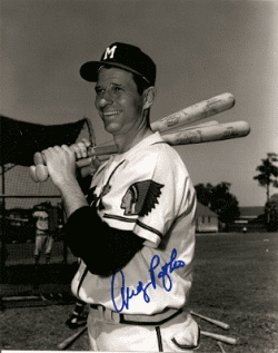 AUTOGRAPHED ANDY PAFKO 8X10  Milwaukee  Braves Photo