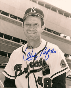 AUTOGRAPHED photo ANDY PAFKO Milwaukee Braves