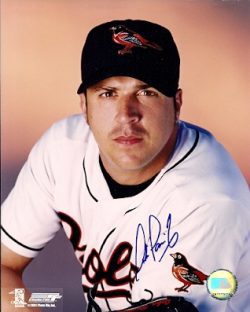 AUTOGRAPHED photo JOHN PARRISH Baltimore Orioles