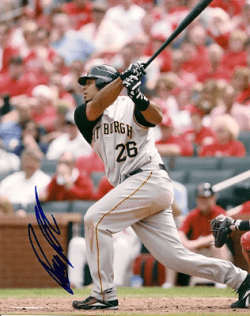 AUTOGRAPHED  photo RONNY PAULINO - Pittsburgh Pirates
