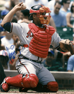 AUTOGRAPHED  photo BRANYAN PENA  Atlanta  Braves