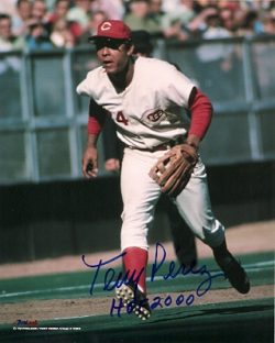 Autographed TONY PEREZ Cincinnati Reds Photo