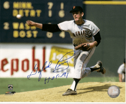 Autographed HOF GAYLORD PERRY 8x10 San Francisco Giants photo