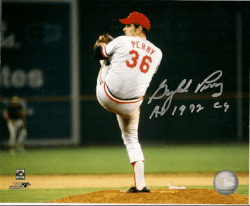 Autographed HOF GAYLORD PERRY 8x10 Cleveland Indians photo