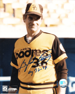 Autographed GAYLORD PERRY 8x10 San Diego Padres  Photo