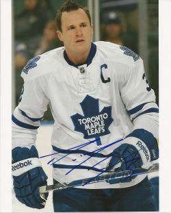 Autographed Dion Phaneuf  Maple Leafs  photo