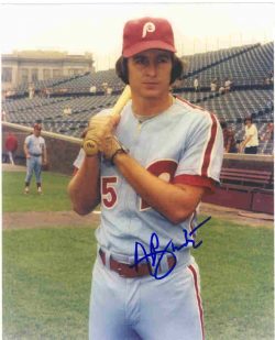 AUTOGRAPHED  ALAN BANNISTER 8x10 Philadelphia Phillies Photo