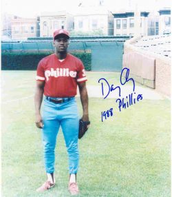 AUTOGRAPHED DANNY CLAY 8x10 Philadelphia Phillies Photo