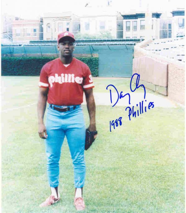 AUTOGRAPHED DANNY CLAY 8x10 Philadelphia Phillies Photo