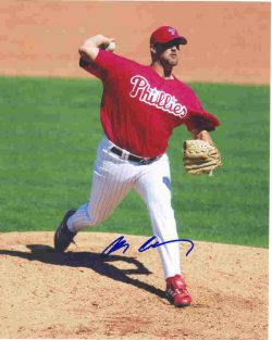 AUTOGRAPHED CLAY CONDREY 8x10 Philadelphia Phillies photo