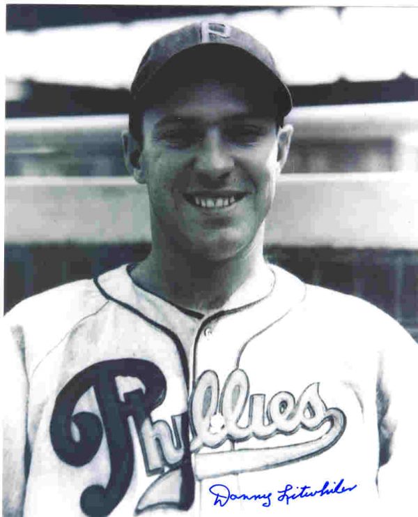 AUTOGRAPHED  DANNY LITWHILER 8X10 Philadelphia Phillies Photo