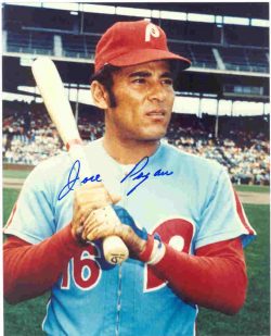 AUTOGRAPHED SIGNED photo JOSE PAGAN Phillies