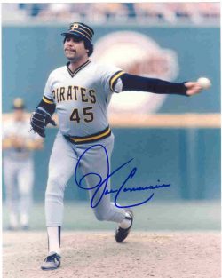 AUTOGRAPHED JOHN CANDELARIA 8x10 Pittsburgh Pirates Photo